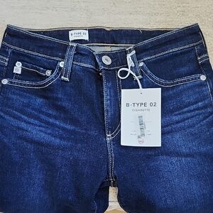 AG Adriano Goldschmied Dark Indigo Cigarette Jean